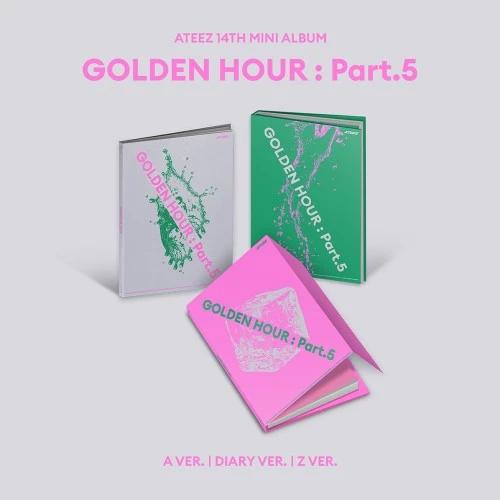 [Apple Bonus][SET/Album 3 EA] ATEEZ - GOLDEN HOUR : Part.5