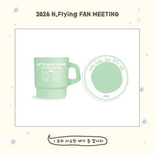 N.Flying - 2026 FAN MEETING [우.사.합] Official Merchandise / Milk Glass & Coaster Set