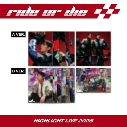 HIGHLIGHT - HIGHLIGHT LIVE 2025 [RIDE OR DIE] MD / A2 POSTER SET