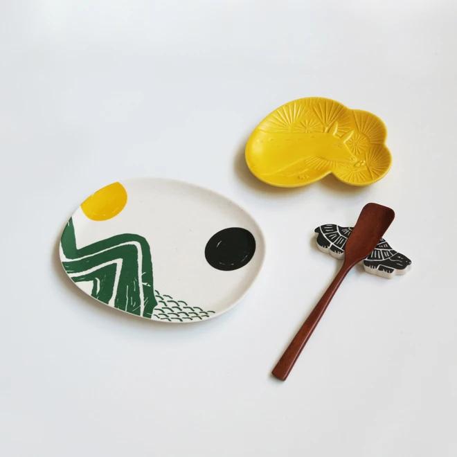 Minhwa Plate Set (Ten Longevity Symbols)