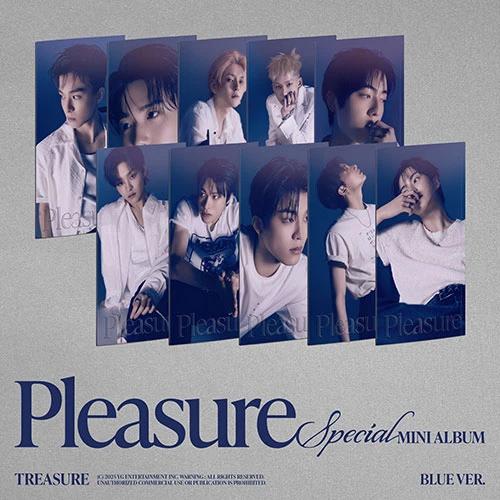 [Pre-order Bonus] TREASURE - SPECIAL MINI ALBUM [PLEASURE] [BLUE VER.]
