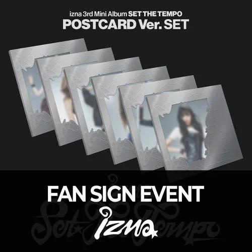 [7/2 Face-to-Face Fan Signing] IZNA - [SET THE TEMPO] POSTCARD Ver. (Random Ver.)