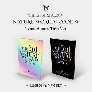 [SET] NATURE - Mini Album 3 [NATURE WORLD : CODE W] (Nemo Album Thin ver.)