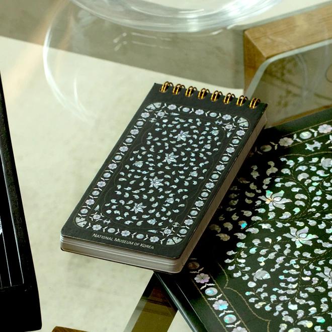 Spring Notebook with Mother-of-Pearl (Najeon) - National Museum of Korea Specialty Product