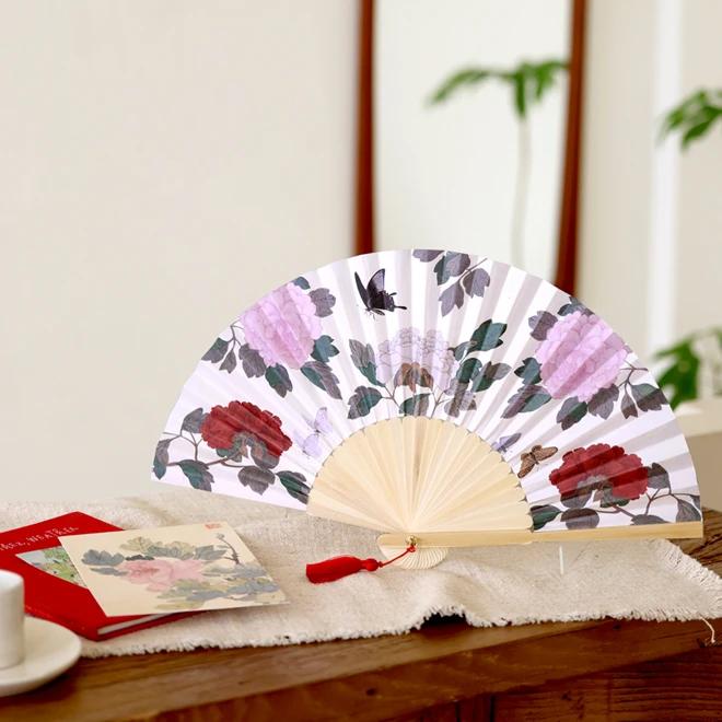 Folding Fan (Flowers and Butterflies) National Museum of Korea Special Product
