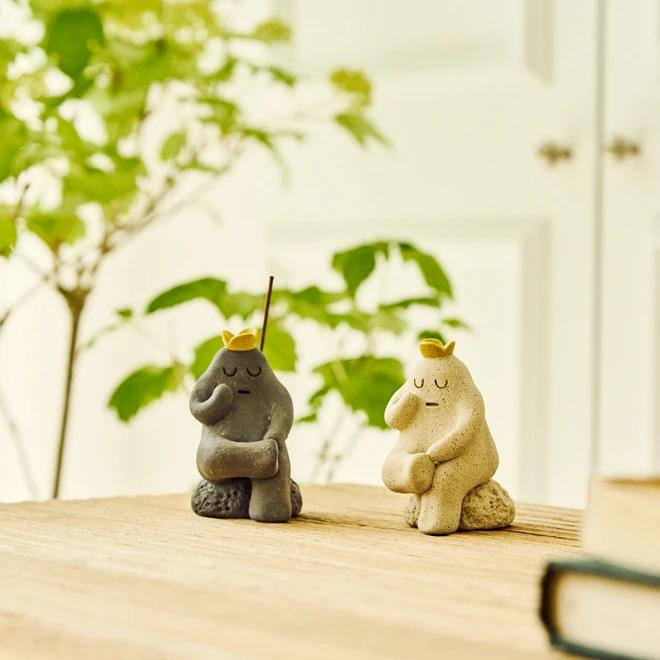 Pensive Bodhisattva Ceramic Figurine Series (Thoughtful Bear) - National Museum of Korea Special Product
