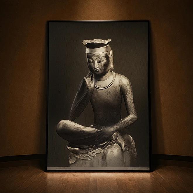 Ceramic Engraving 'Half-seated Sage' (Small Size) (Exclusive Pre-order) - Collaboration Product with Korea Minting and Security Printing Corporation