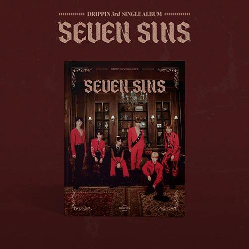 DRIPPIN - 3rd Single Album [SEVEN SINS] (Red ver.)