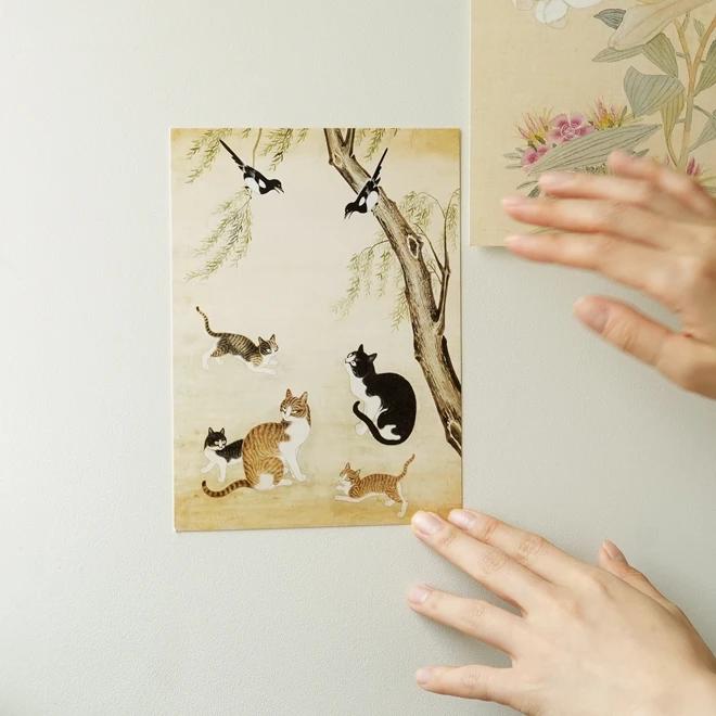 Postcard (Cat) National Museum of Korea Special Product