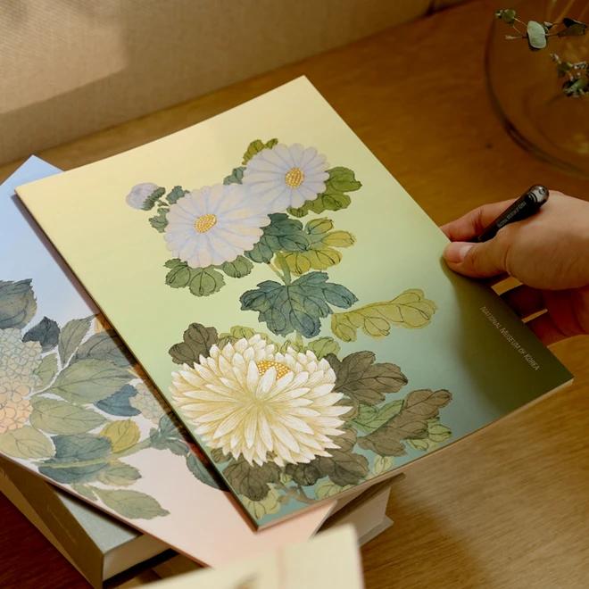 Ruled Notebook (Chrysanthemum) - National Museum of Korea Specialty Product