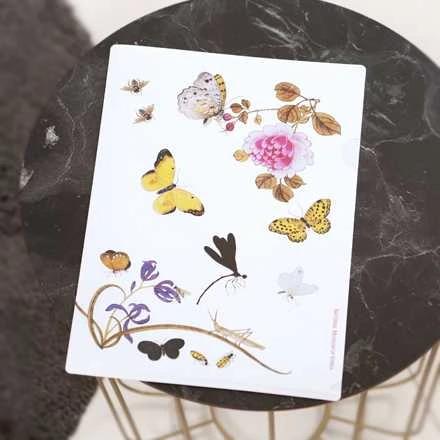 Yellow Butterfly L-shaped Holder