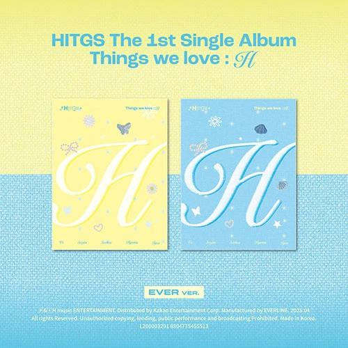 SET (Album 2 EA) HITGS - The 1st Single Album - Things we love : H (EVER)