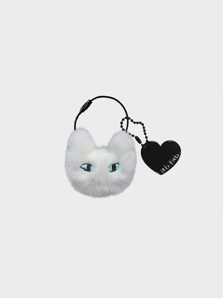 AB Pave Mummy Keyring White Mint