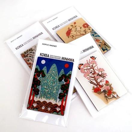 Folk Painting Acrylic Magnet
