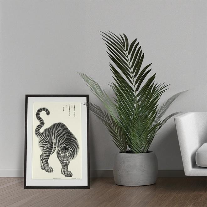 Fierce Tiger Woodblock Print (Large Size) (Exclusive Pre-order) Collaborative Product with Korea Mint