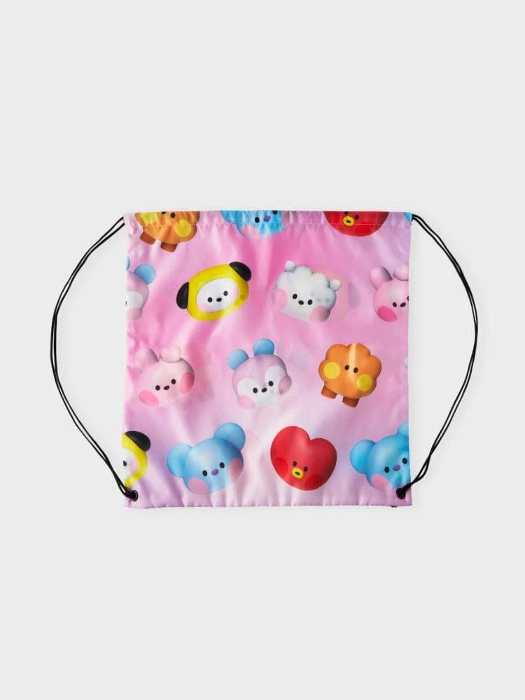 BT21 minini Big and Tiny String Backpack