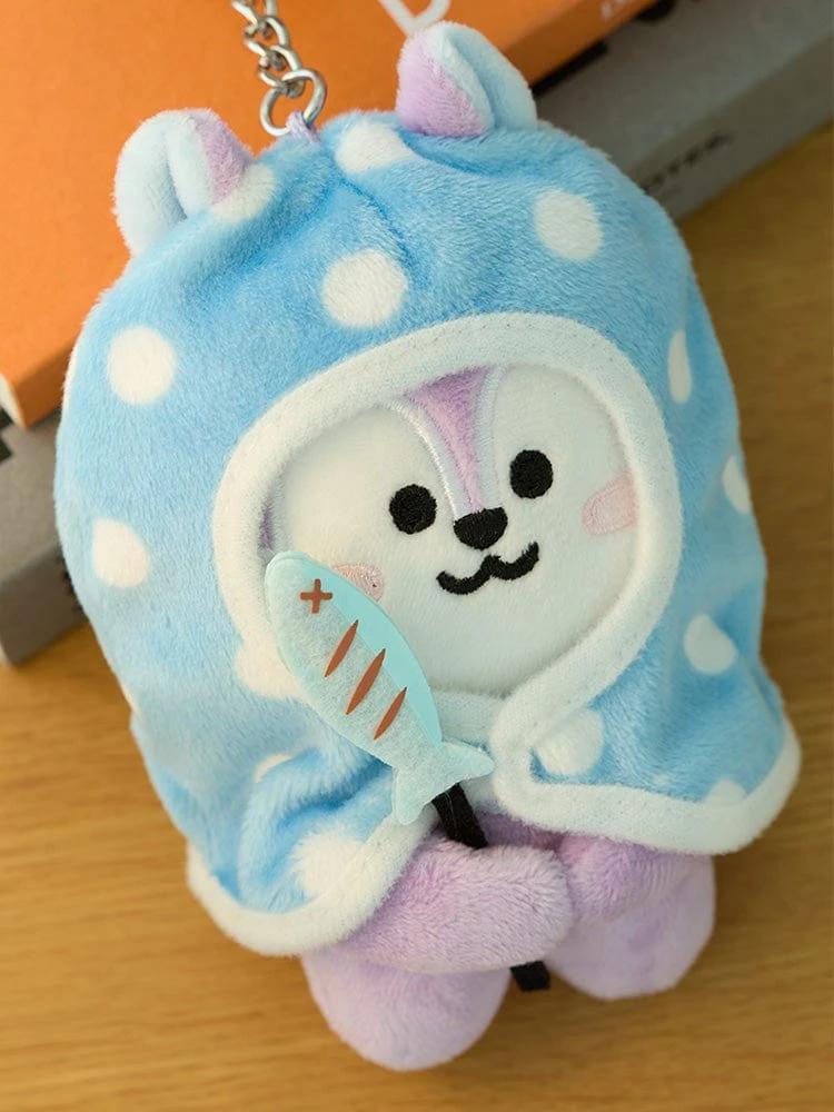 BT21 MANG Campfire Blanket Plush Keychain