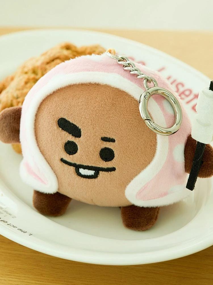 BT21 SHOOKY Campfire Blanket Plush Toy Keyring