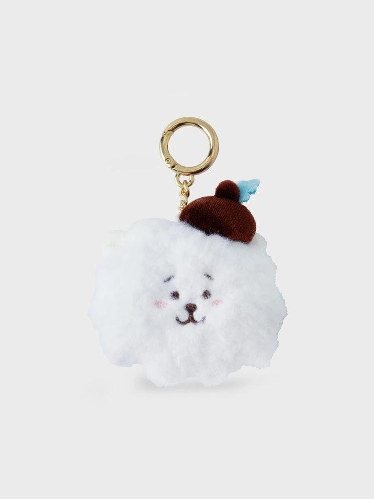 BT21 RJ Hopin'Rab Face Plush Keychain