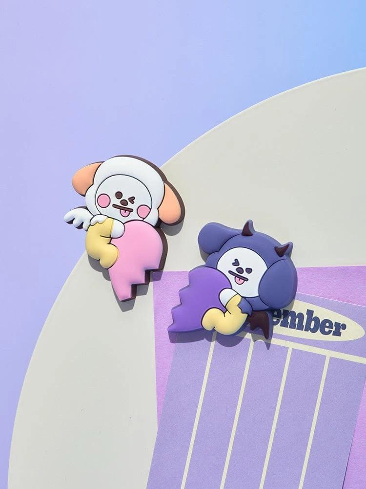 BT21 CHIMMY Angel and Villain Silicon Magnet Set (2 pieces)