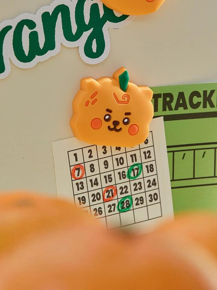BT21 RJ Baby Orange Party Silicone Magnet