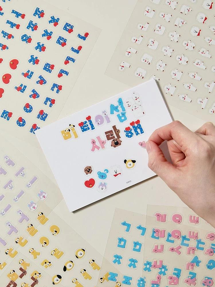 BT21 Souvenir Korean Stickers