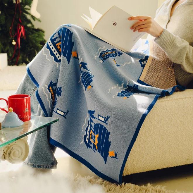 Yi Sun-sin Exhibition Twelve Warships Knit Blanket