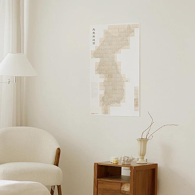 Daedongyeojido Korean Paper Poster