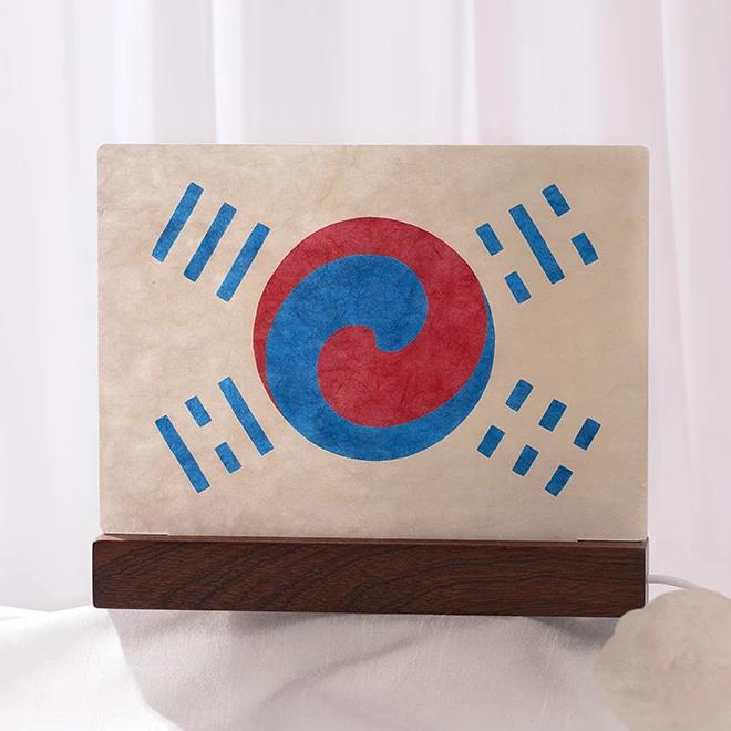 Hanji Paper Lampshade with Taegeuk and Taegeukgi Flag - 80th Anniversary of Liberation Commemorative Product