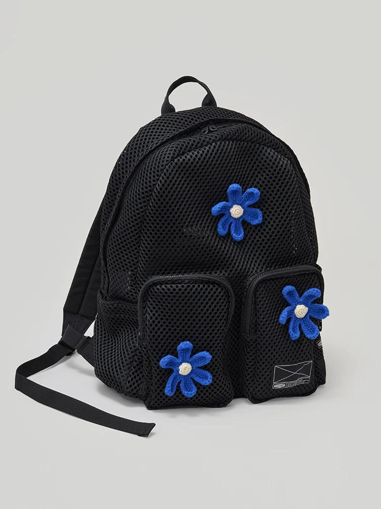 COLLE mesh backpack (L) Shade Black