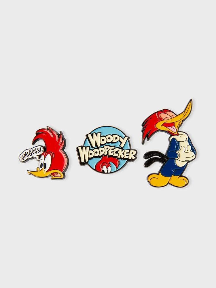 COLLE X Woody Woodpecker Metal Sticker Set