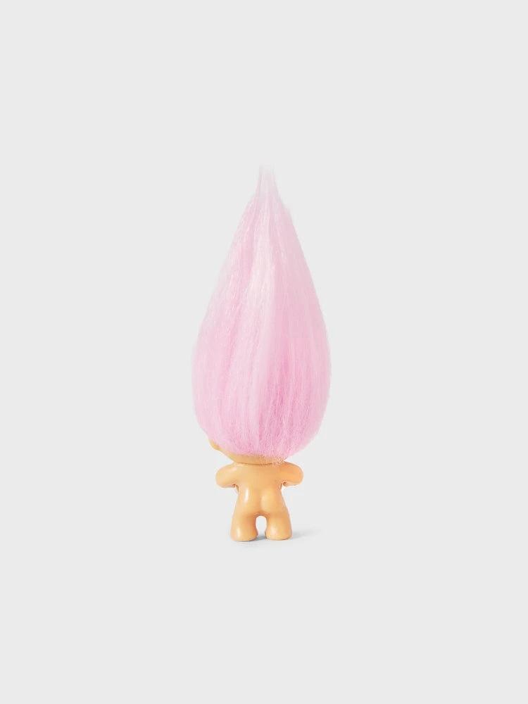 KKOLLE X Good Luck Troll PVC Figure Sticon Hip Pink