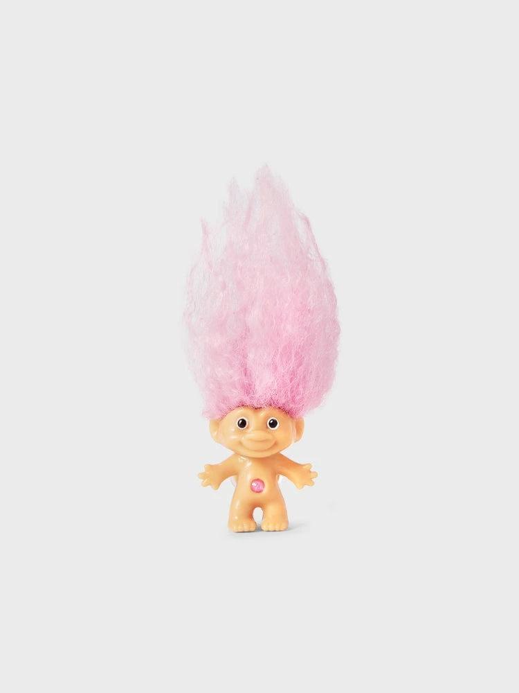 COLLE X GOODLUCKTROLL PVC Figure Sticon Pink