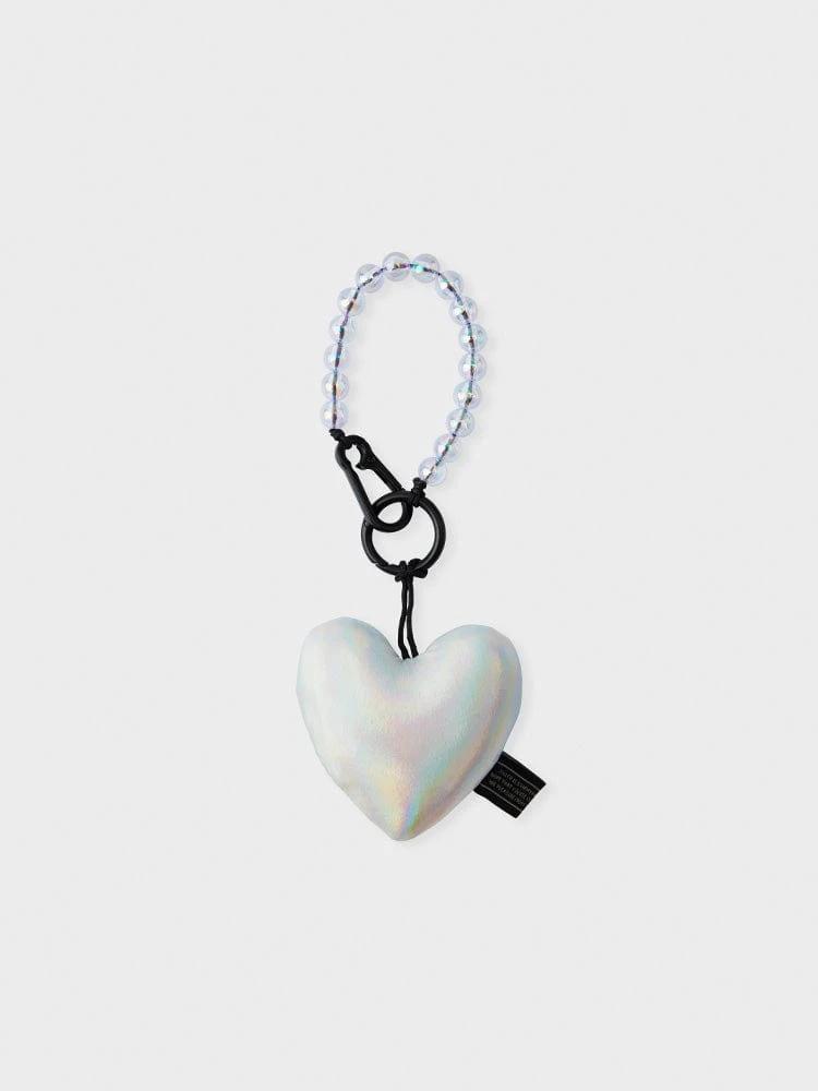 COLLE Heart Padding Keyring Aurora