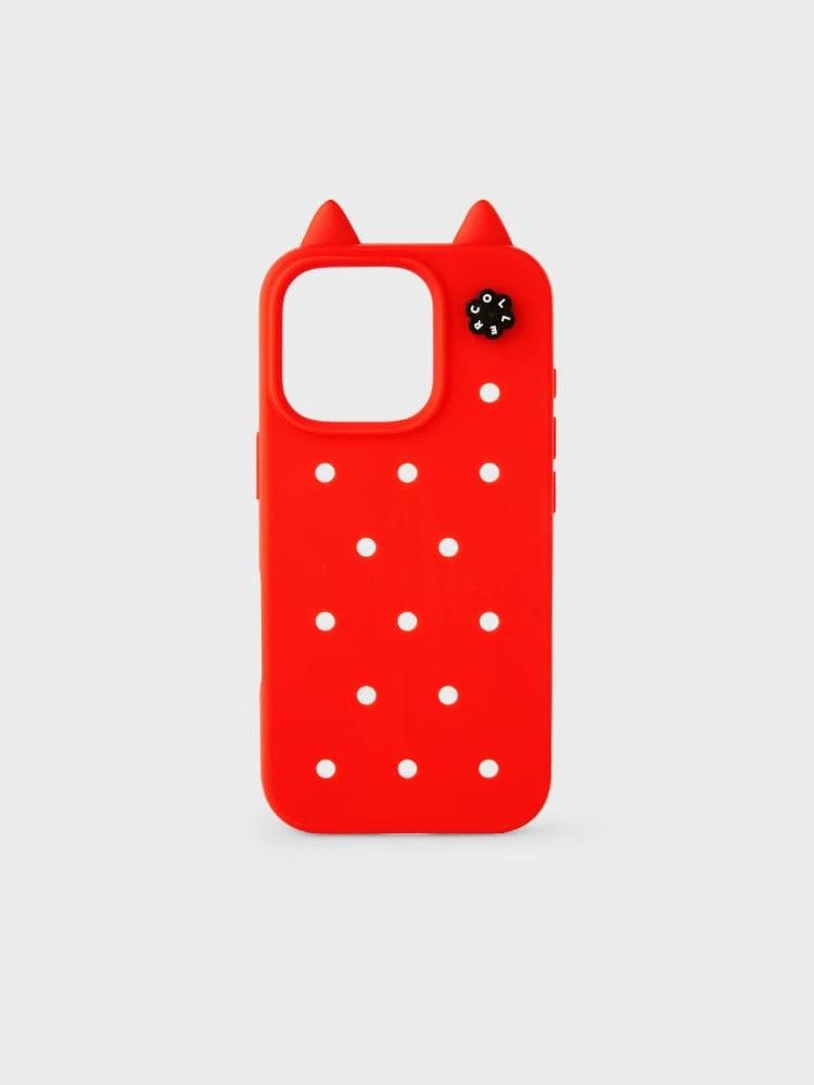 COLLER iPhone 16 PRO MEOW Case Chili Red
