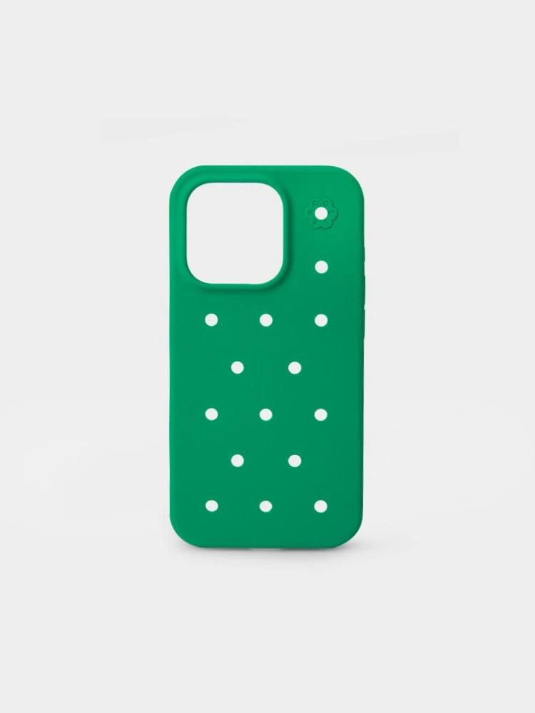 COLLE iPhone Silicon Case Clover Green (15/15PLUS/15PRO/15PRO MAX)