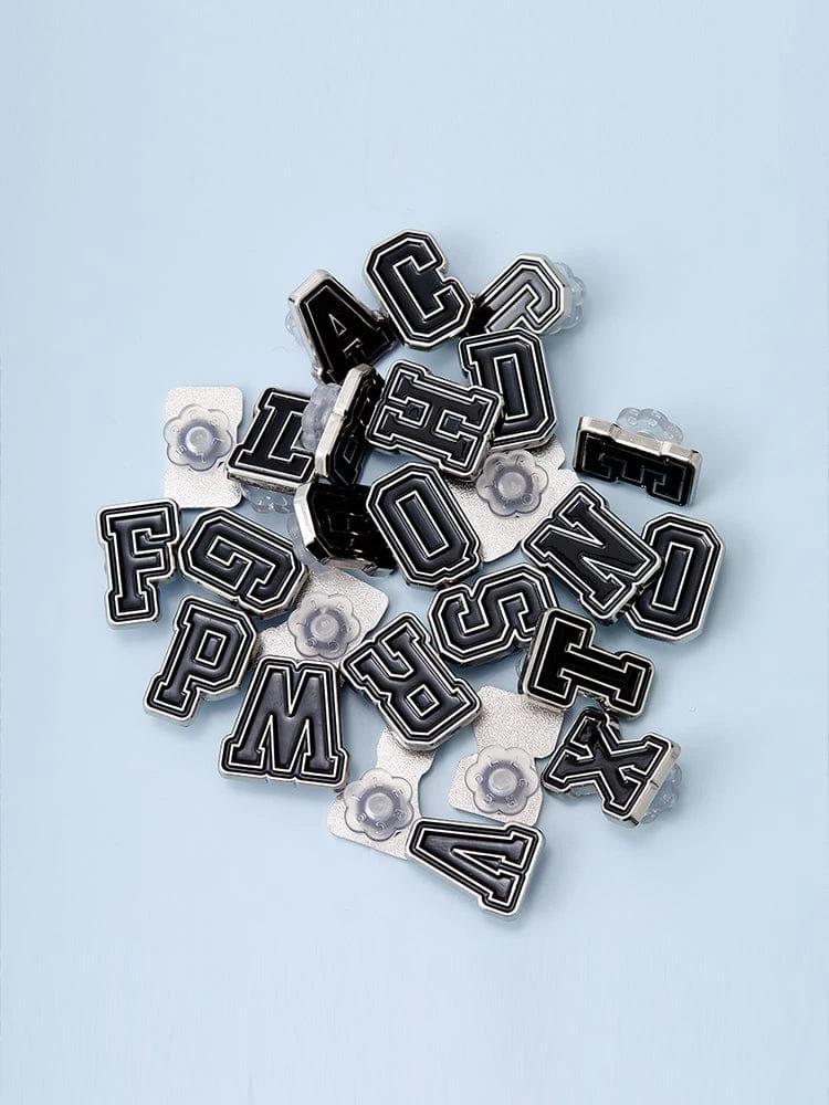 KOLЛЕ Metal Alphabet Sticon Black (A~Z)