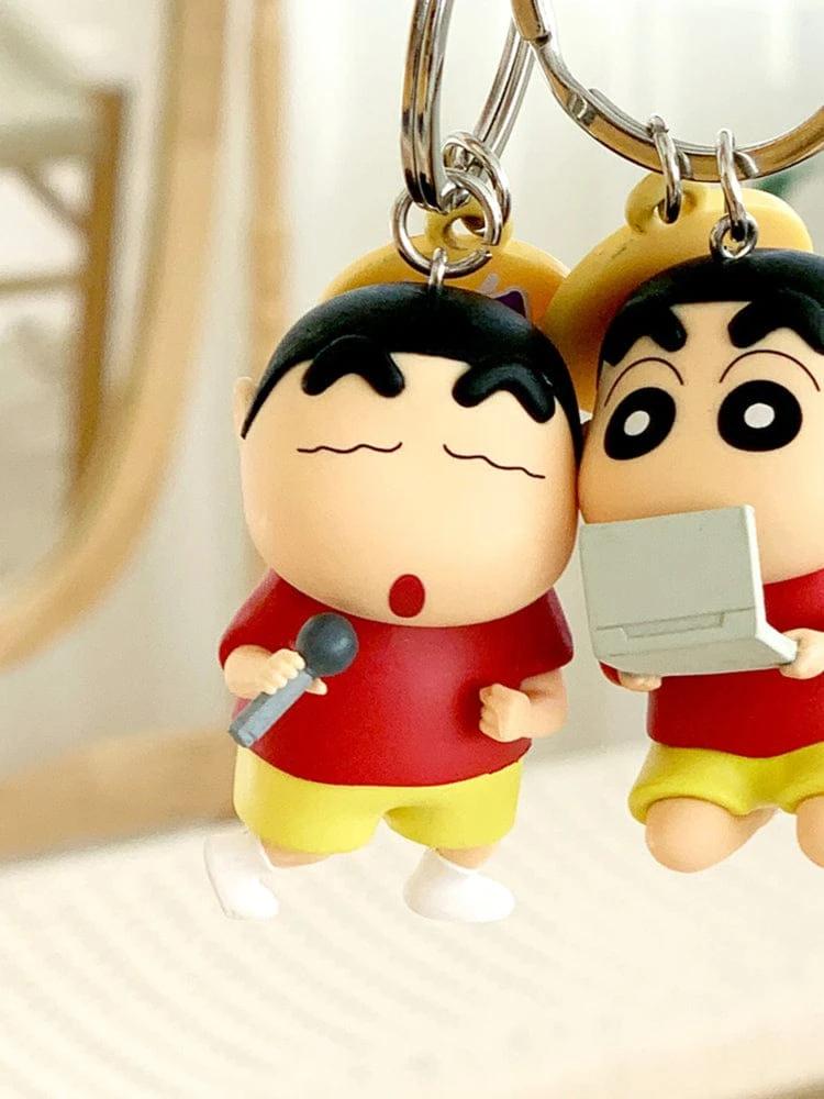 Shin-chan Daily Figure Keychain (Singer King)