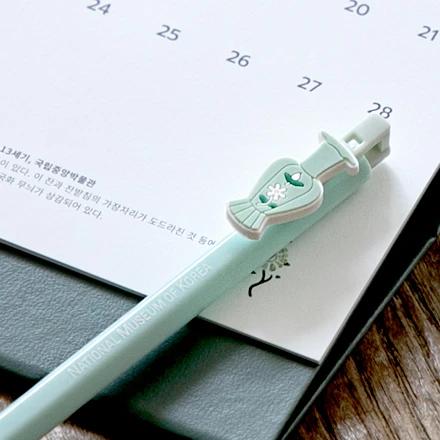 Celadon Ballpoint Pen (Vase with Peony Pattern)