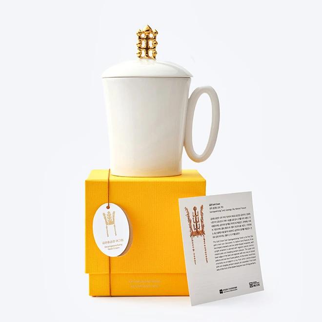 Geumgwan Tumulus Gold Crown Mug APEC 2025 KOREA - Korean Craft Design Culture Promotion Foundation Collaboration Product