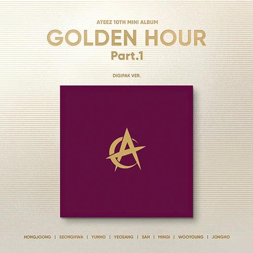 SET (8 EA Album) ATEEZ - 10th Mini Album [GOLDEN HOUR : Part.1] (Digipak VER.)