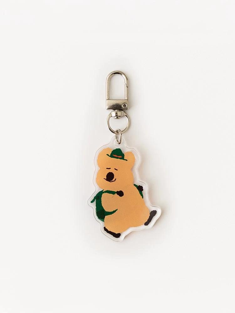 DINO TANG QUOKKA & BOBO in the Woods Acrylic Keychain VER.4