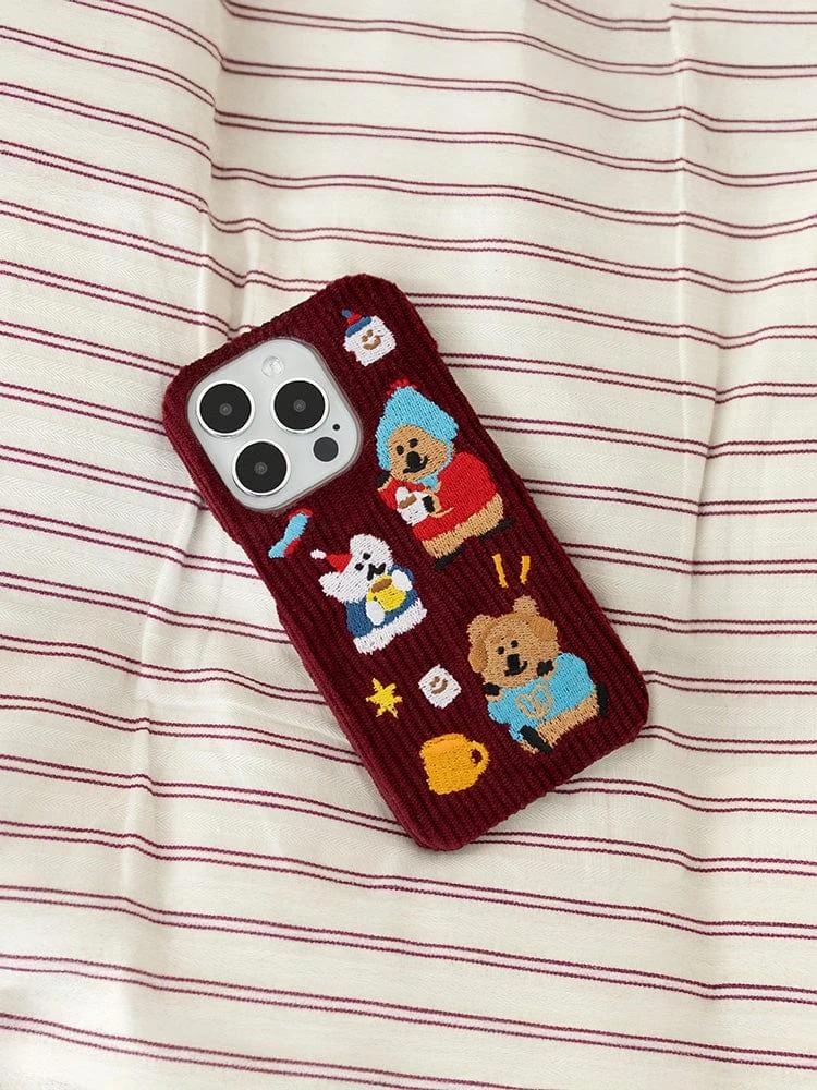 Dino Tang CocoCup Corduroy iPhone Case