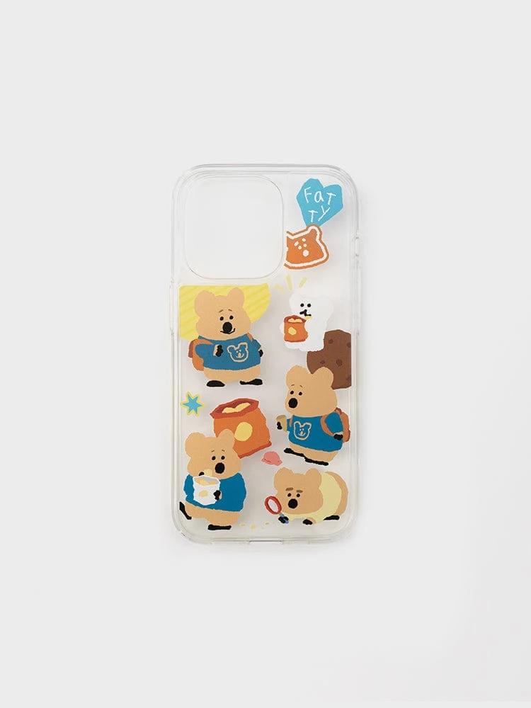 DinoTang Quokka in School Patti iPhone Case