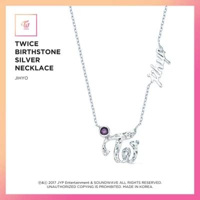 TWICE - JEWELRY COLLECTION LIMITED EDITION [BIRTHSTONE SILVER NECKLACE 9 EA / Jihyo]