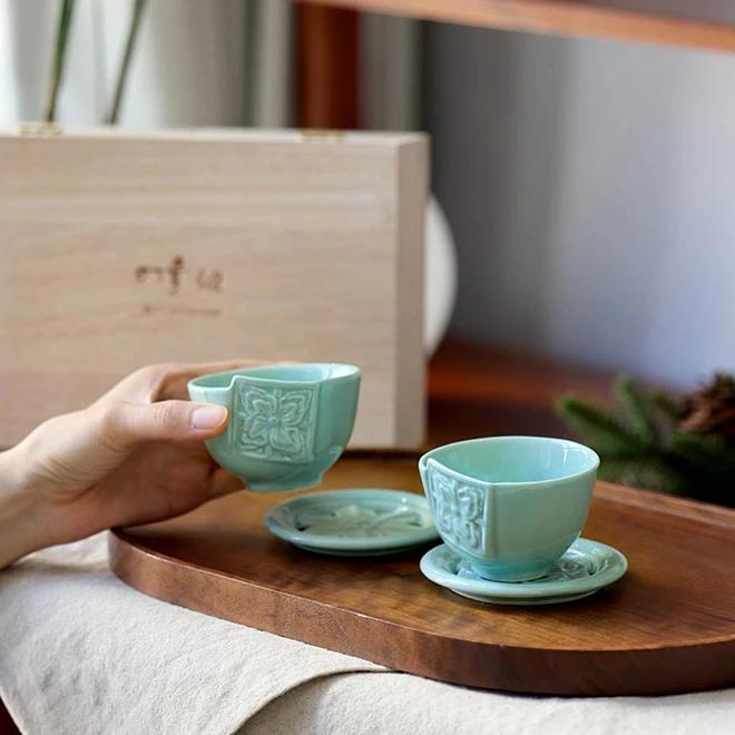 Traditional Pattern Tea Cup Set