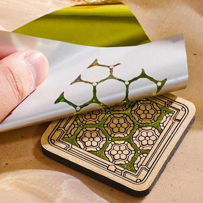 Mini Flower Lattice Glittering