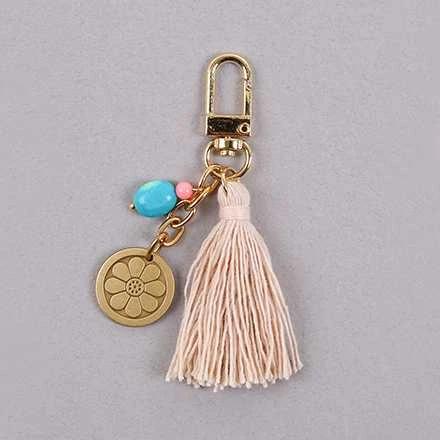 Lotus Pattern Keychain (Yeonmi color)