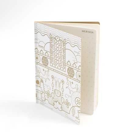 Unified Silla Relics Notebook (White) - National Gyeongju Museum Specialized Product