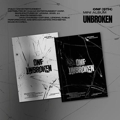 SET/2 EA ONF - 9TH MINI ALBUM [UNBROKEN] (SILENCED VER. / NO RETREAT VER.)